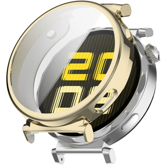 Carcasă 2in1 cu protector de ecran pentru Huawei Watch GT 5 Pro 42mm, de aur