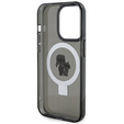 Suport pentru inel Karl Lagerfeld Husa MagSafe Karl & Choupette pentru iPhone 15 Pro