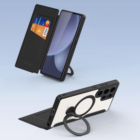 Dux Ducis Huse pentru Samsung Galaxy S25 Ultra, Skin X Pro, MagSafe, negru