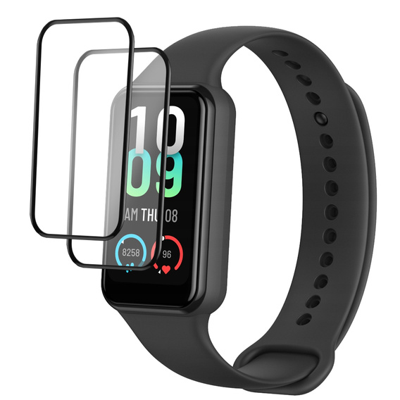 2x ERBORD Hybrid Glass pentru Amazfit Band 7