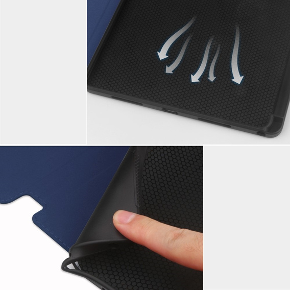 Husă pentru Lenovo Tab M11, Business Card and Pen Slot, albastru
