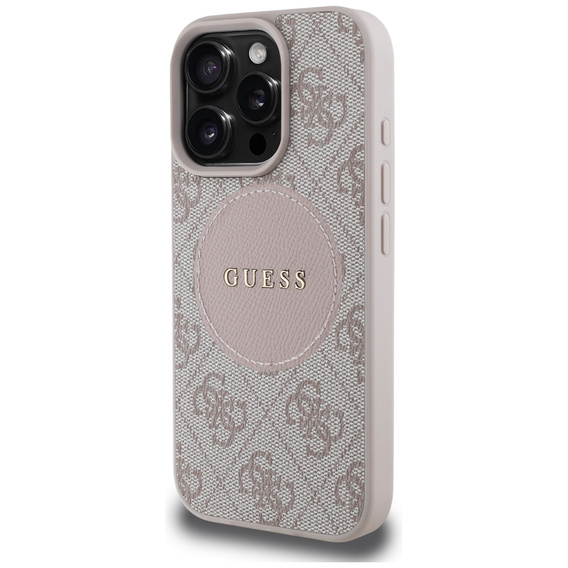 Husă Guess 4G Circle cu logo clasic, pentru MagSafe pentru iPhone 16 Pro Max