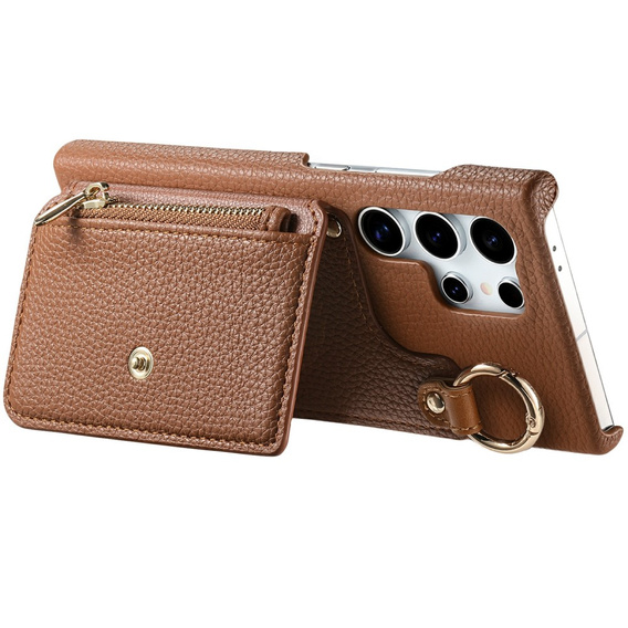 Huse pentru Samsung Galaxy S25 Ultra, GKK Leather, negru