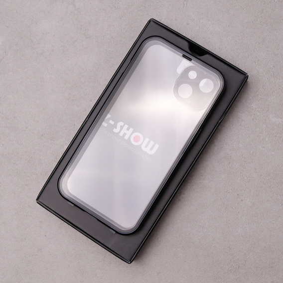 Husa pentru iPhone 13, Magnetic Dual Glass, negru