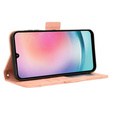 Cu clapetă pentru Samsung Galaxy A25 5G, Card Slot, roz