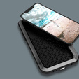 Love Mei Huse pentru iPhone 13 Mini, armored with glass, de argint