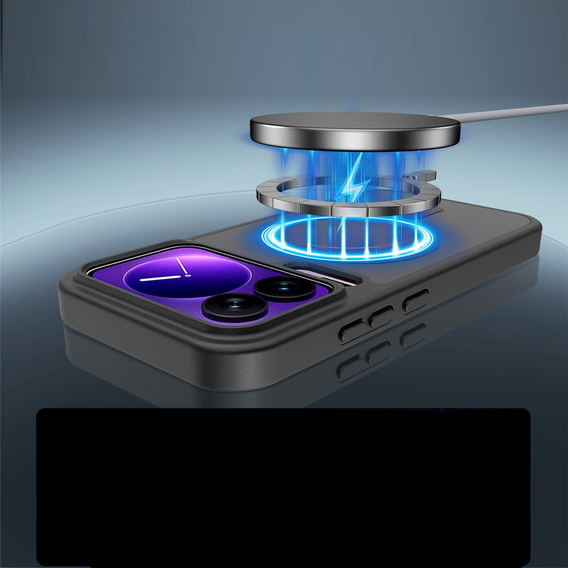 Husă Fusion Hybrid pentru MagSafe pentru Xiaomi 17 Pro, negru