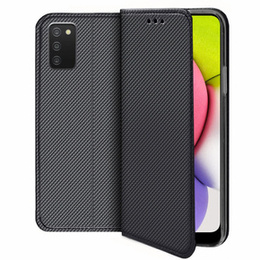 Cu clapetă pentru Samsung Galaxy A03s, Wallet Smart Magnet, albastru