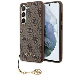 GUESS Huse pentru Samsung Galaxy A55, 4G Charms Collection Hardcase, maro