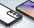 Huse pentru Samsung Galaxy A55 5G, Fusion Hybrid, transparent / negru