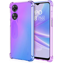 Husa pentru Oppo A78 5G, Gradient Dropproof, Violet / albastru