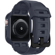 Curea cu husă Spigen pentru Apple Watch 4/5/6/7/8/9/SE 44/45 mm, Rugged Armor Pro charcoal grey