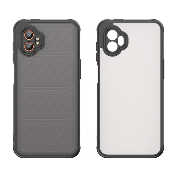 Huse pentru Samsung Galaxy Xcover 7 Pro, Fusion Hybrid, transparent / negru