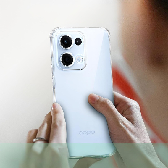 Huse pentru Oppo Reno 13, Dropproof, transparentă