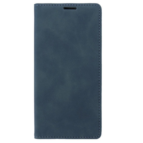 Husă pentru Motorola Edge 40 Neo, ERBORD Vintage, portofel cu clapetă, albastru