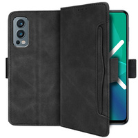 Cu clapetă pentru OnePlus Nord 2 5G, Card Slot, negru