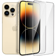 2x sticlă călită ERBORD 9H Hard Glass pe ecran pentru iPhone 14 Pro