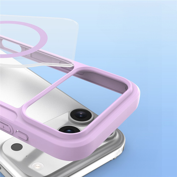 Husă Dux Ducis pentru iPhone 17 Pro, Skin X Pro, cu clapetă, pentru MagSafe, violet