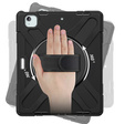 Husa blindată pentru Apple iPad Pro 13" 7 gen. 2024 (A2925, carcasă de protecție 360 cu slot pentru stylus, negru