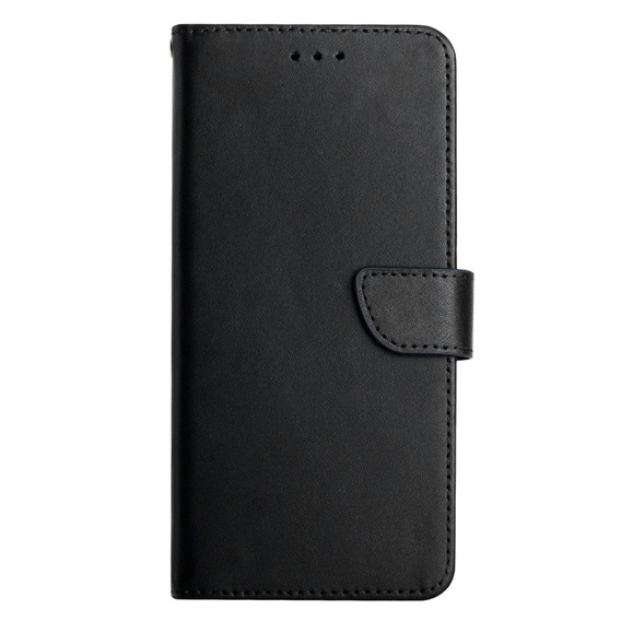 Cu clapetă pentru Samsung Galaxy A35 5G, Split Leather Wallet, negru
