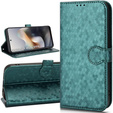 Husa cu clapetă pentru Motorola Moto G56 5G, Wallet Rhombus, verde