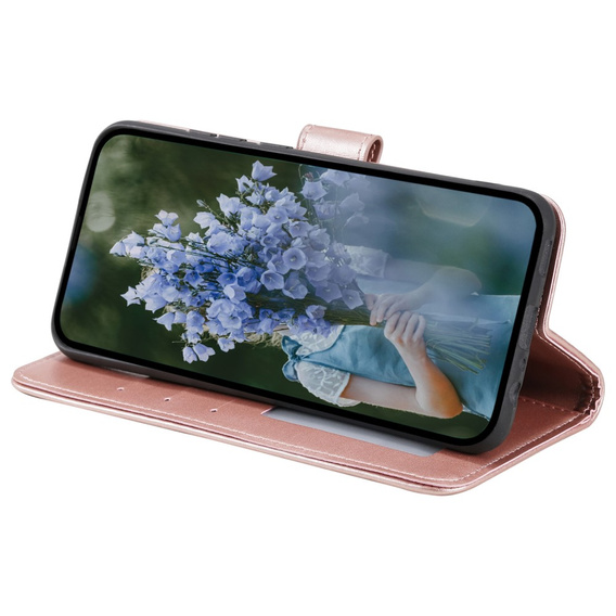 Cu clapetă pentru Samsung Galaxy A05s 4G, Mandala, albastru