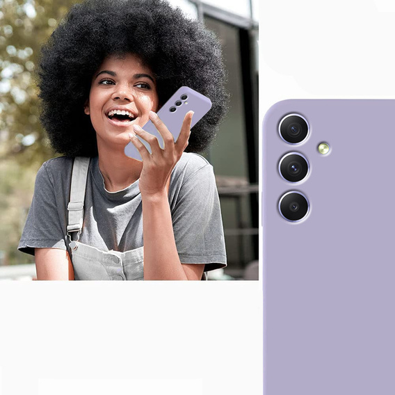 Husa pentru Samsung Galaxy A54 5G, Silicone Lite, violet
