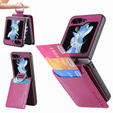 Carcasă pentru Samsung Galaxy Z Flip7 FE / Z Flip6, Card Slot Ring Case, violet