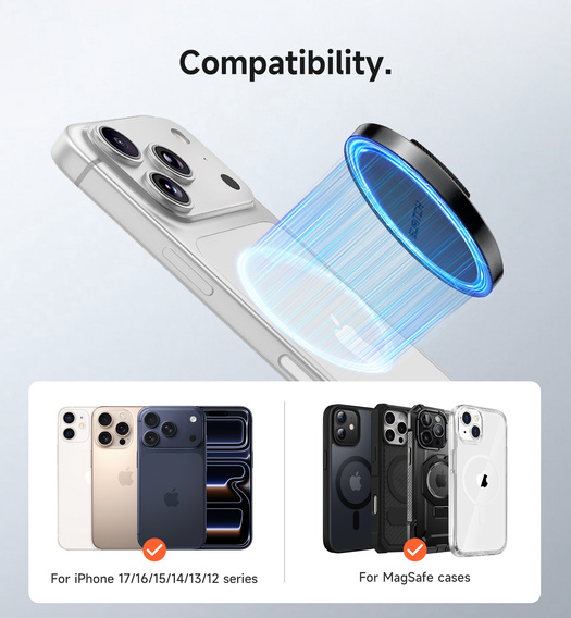 Suport magnetic pentru deget SURITCH MagSafe