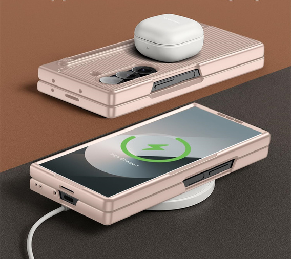 Carcasă din sticlă cu protecție completă 360° pentru Samsung Galaxy Z Fold7 5G