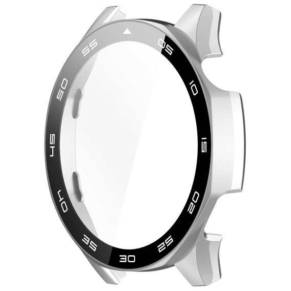 Carcasă 2in1 + sticlă călită pentru Huawei Watch GT 5 46mm, transparentă