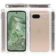 Carcasă pentru Google Pixel 8A, Shockproof, cu folie, transparentă