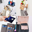 Cu clapetă pentru Xiaomi Redmi Note 13 Pro+, Wallet Zipper Pocket, gri
