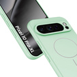 Manșon din silicon pentru Google Pixel 10 Pro XL, pentru MagSafe, verde
