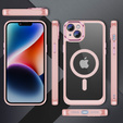 Husă pentru iPhone 13, ERBORD Impact Guard, MagSafe, roz
