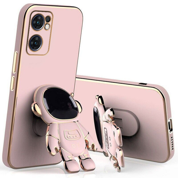 Huse pentru Oppo Reno 7 5G, Astronaut, roz