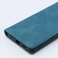 Husă pentru Xiaomi Redmi Note 12 4G, ERBORD Vintage, portofel cu clapetă, albastru