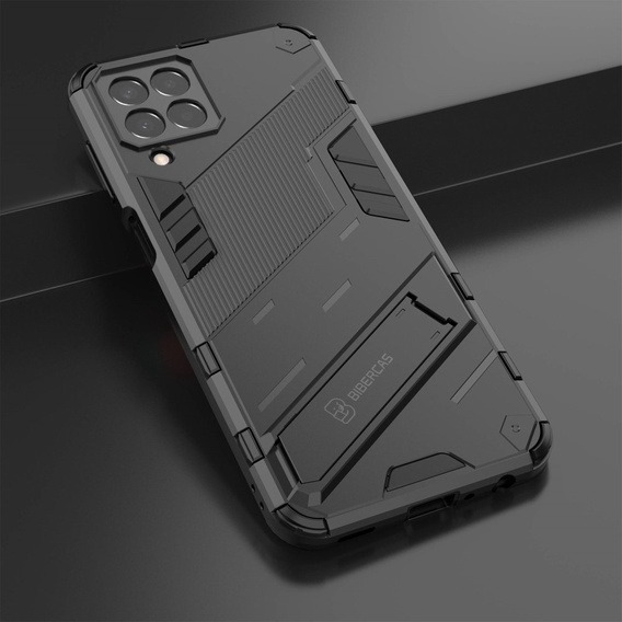 Husa pentru Samsung Galaxy M33 5G, Military kickstand, negru