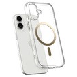 Carcasă Spigen pentru iPhone 17, Ultra Hybrid MagSafe, transparentă / aurie