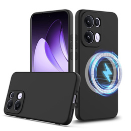 Huse pentru Oppo Reno13 Pro 5G, Silicone MagSafe, negru