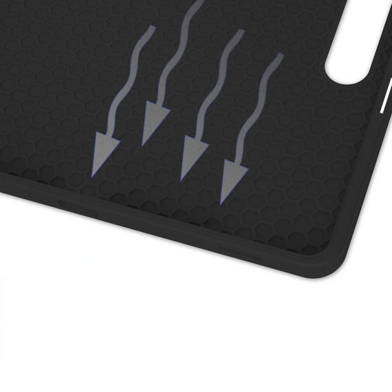 Husă pentru Samsung Galaxy Tab S10+ Plus, Smartcase cu spațiu pentru stylus, negru
