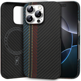 Carcasă pentru iPhone 16 Pro, Aramid Fiber MagSafe, negru