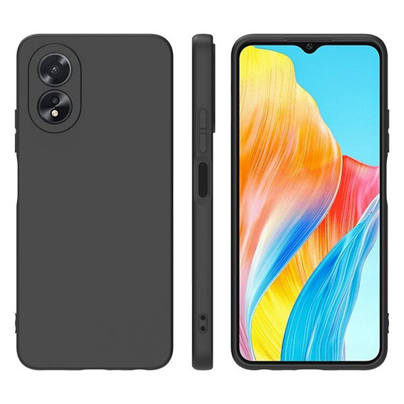 Caz subțire pentru Oppo A38 4G / Oppo A18 4G, Slim, negru