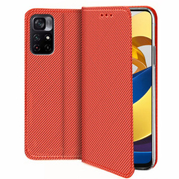 Cu clapetă pentru Xiaomi Poco M4 Pro 5G / Redmi Note 11S 5G, Wallet Smart Magnet, albastru