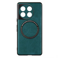 Huse pentru OnePlus 11 5G, Leather Hybrid MagSafe, verde