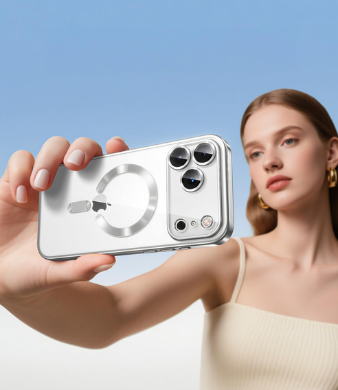 Carcasă magnetică cu protecție pentru lentile pentru iPhone 17 Pro Max