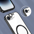 Husă pentru iPhone 7 / 8, Electro MagSafe, negru + Sticlă pentru ecran