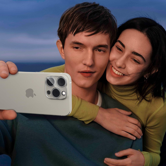 Sticlă temperată pentru camera foto pentru iPhone 16 Pro / 16 Pro Max, transparentă