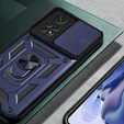 Husă blindată pentru Xiaomi Redmi Note 11 Pro 4G, CamShield Slide, albastru
