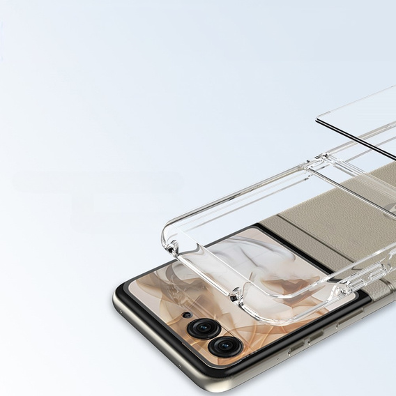 Huse pentru Motorola Razr 50 5G / Razr 60 5G, Fusion Hybrid, transparentă